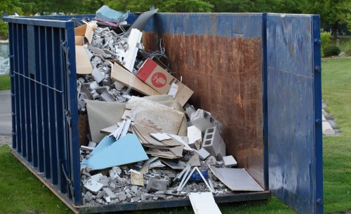 Professional house clearance team at work in Notting Hill